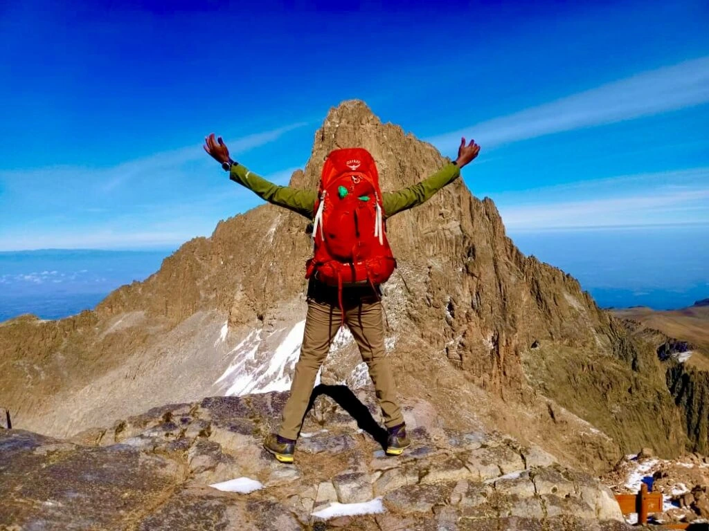 Hiking gears in Kenya