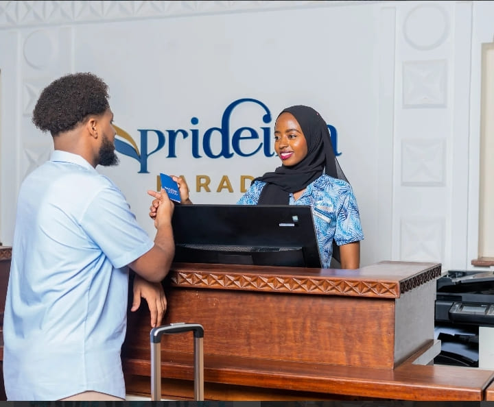 Check-in process at PrideInn Paradise Beach Resort and Spa